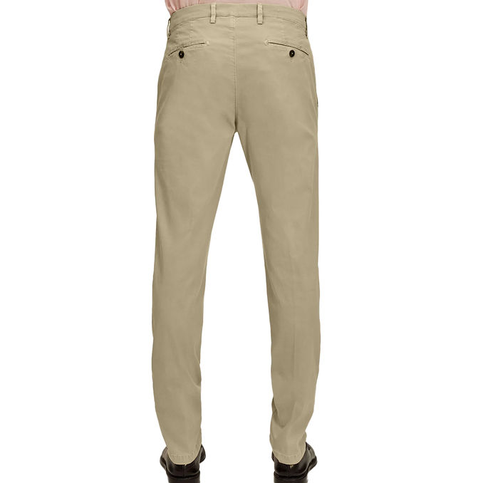 TROUSERS AMERICAN POCKET Man Light Beige