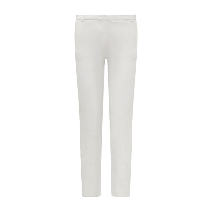 TROUSERS BELLO Woman White Snowhite