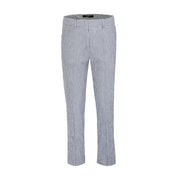 TROUSERS BENARES Woman Blu Ecru TROUSERS BENARES Woman Blu Ecru