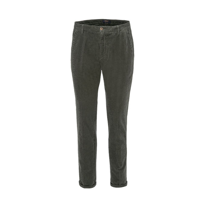 TROUSERS BRANDON CHINO IN STRIPED VELVET Man Bosco
