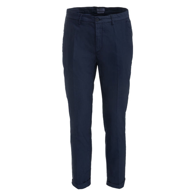 TROUSERS BRANDON CHINO RELAXED Man Navy