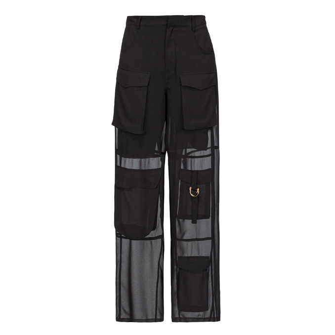 TROUSERS CAMPOFIORIN Woman Black Limousine