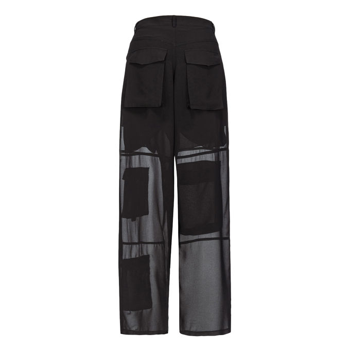 TROUSERS CAMPOFIORIN Woman Black Limousine