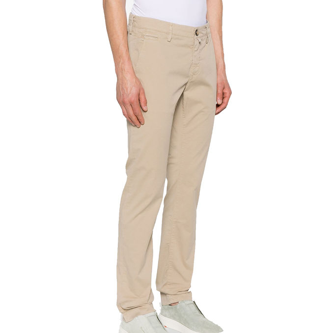TROUSERS CHINO BOBBY Man Hemp Beige