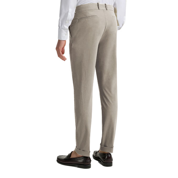 TROUSERS CHINO Man White Sand
