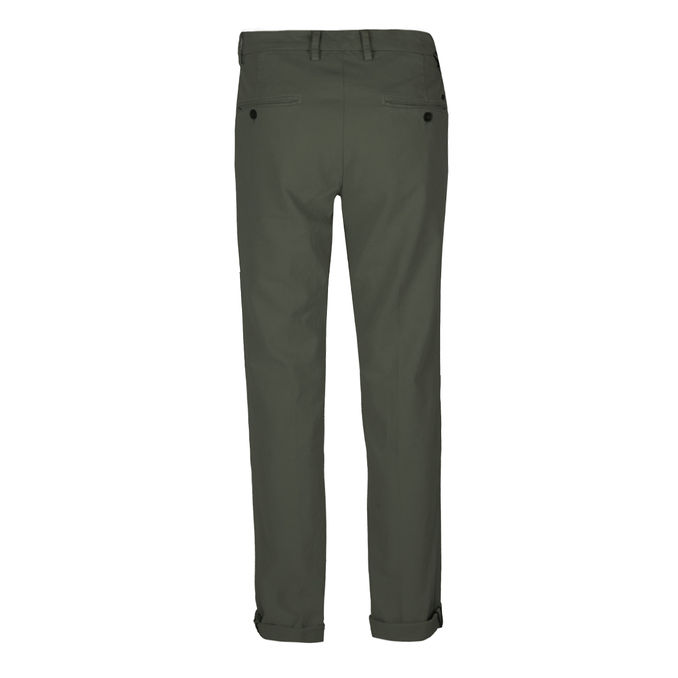 TROUSERS CHINO PIQUET OPENWEAVE Man Green