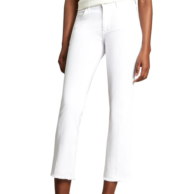 TROUSERS CROPPED Woman White