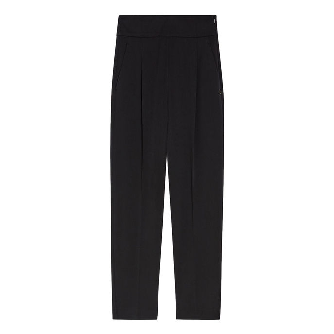 PENNYBLACK TROUSERS DEFINED DIAGONAL Woman Black | Mascheroni Store