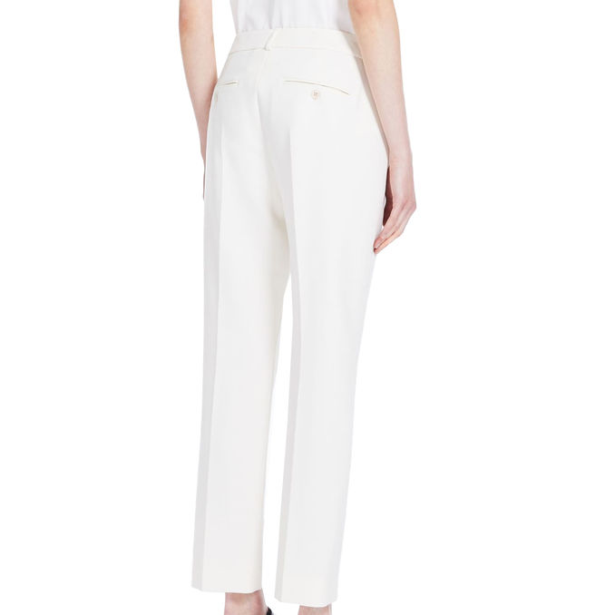 TROUSERS DOUBLE CANVAS PATATA Woman Cream