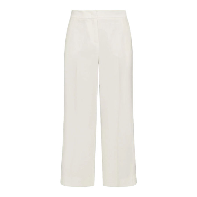 TROUSERS GRACE Woman White Wool