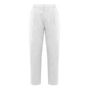TROUSERS IN CANVAS PARACUTE Woman White TROUSERS IN CANVAS PARACUTE Woman White
