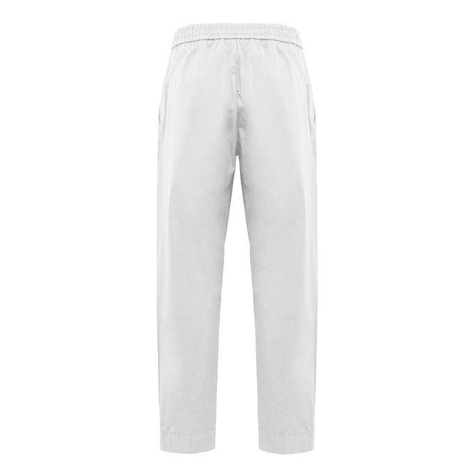 TROUSERS IN CANVAS PARACUTE Woman White