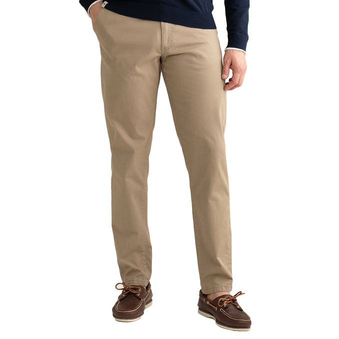 TROUSERS IN LIGHTLY STRETCH REINFORCED FABRIC