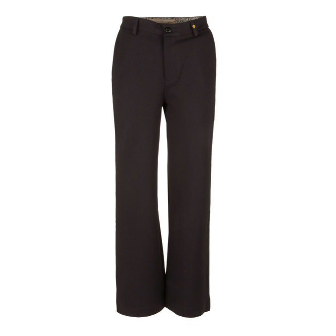 TROUSERS IN TECHNICAL WOOL Woman Blue