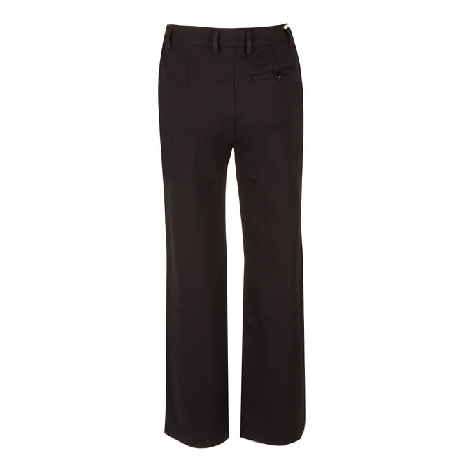 TROUSERS IN TECHNICAL WOOL Woman Blue