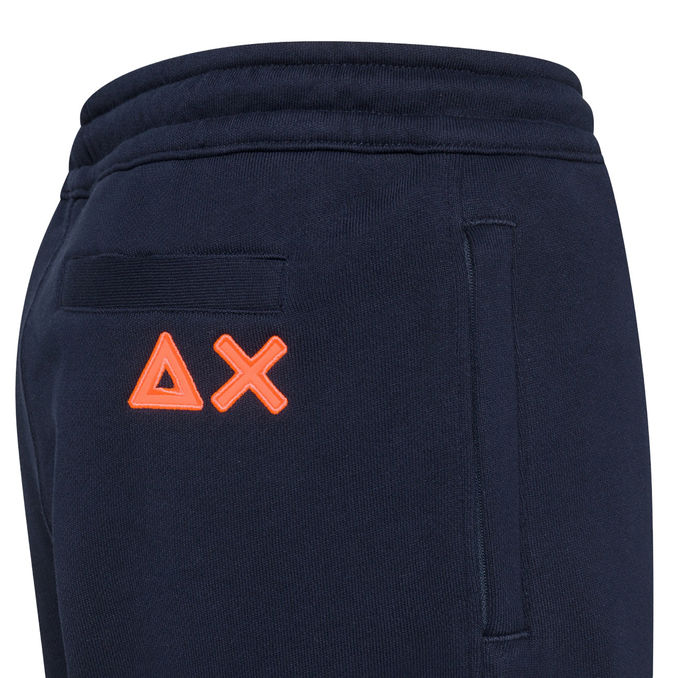TROUSERS LOGO Man Blue Navy