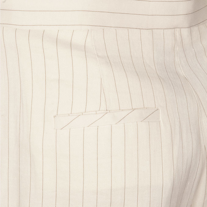 TROUSERS MONACO Woman Ivory Camel