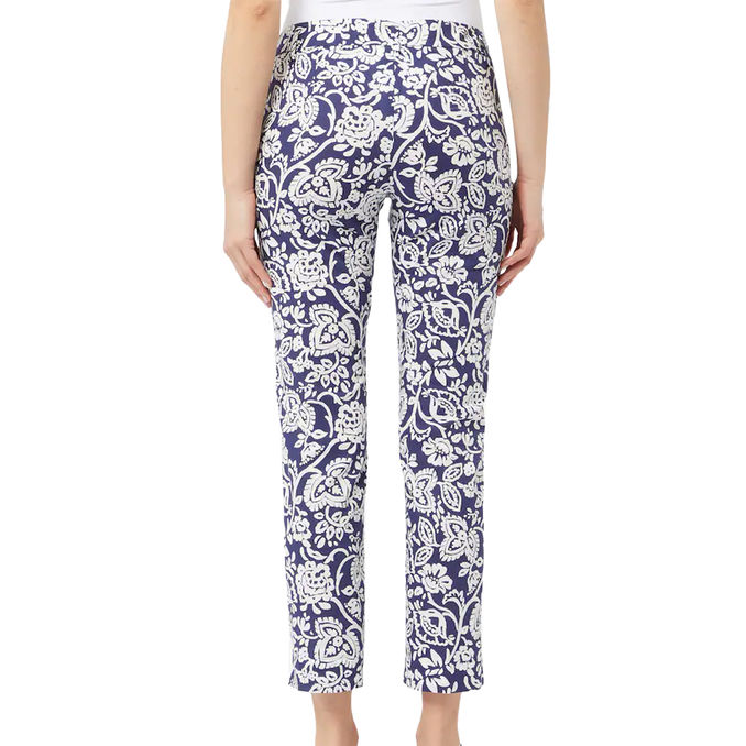 TROUSERS PERGOLA Woman Blue Flower
