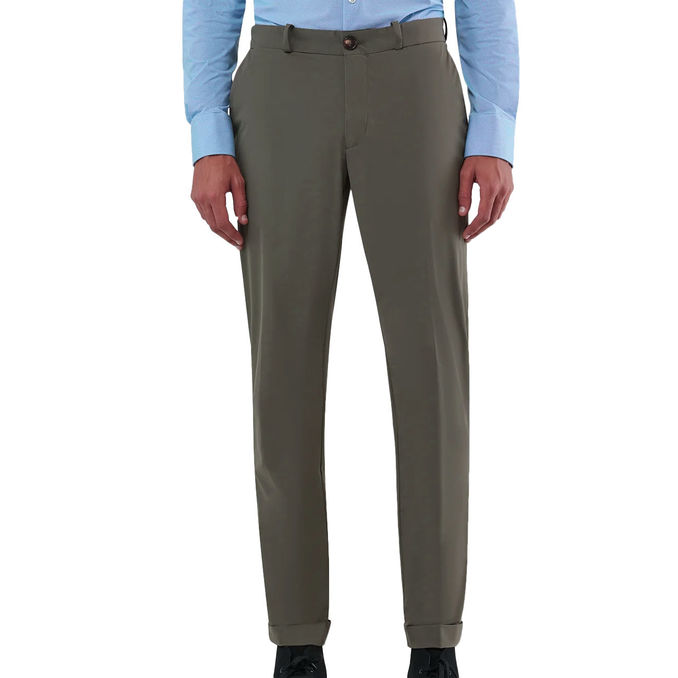 TROUSERS REVO CHINO Man Military Green