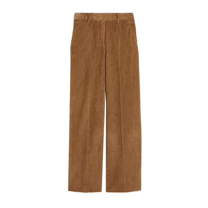 TROUSERS VELVET TANIA Woman Camel