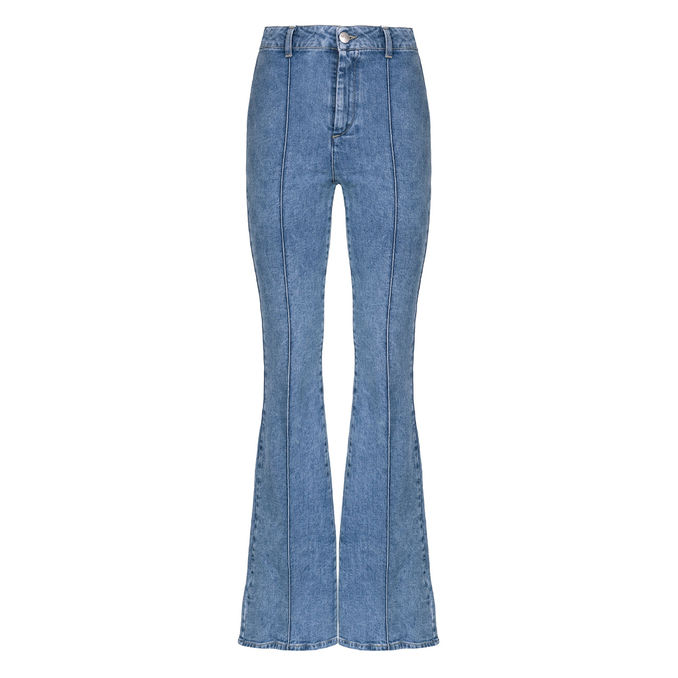 TROUSERS VINTAGE BONNET DENIM FLARED Woman Denim Vintage