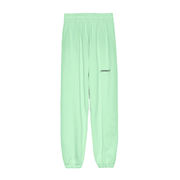 TROUSERS WITH PRESSED CREASES Woman Verde Acqua TROUSERS WITH PRESSED CREASES Woman Verde Acqua