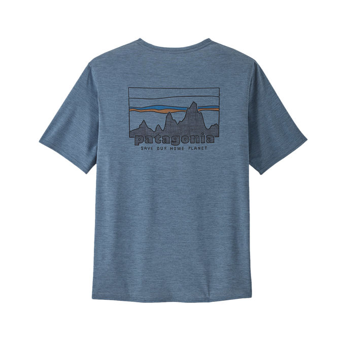 TSHIRT COOL DAILY GRAPHIC Man Skyline Utility Blue