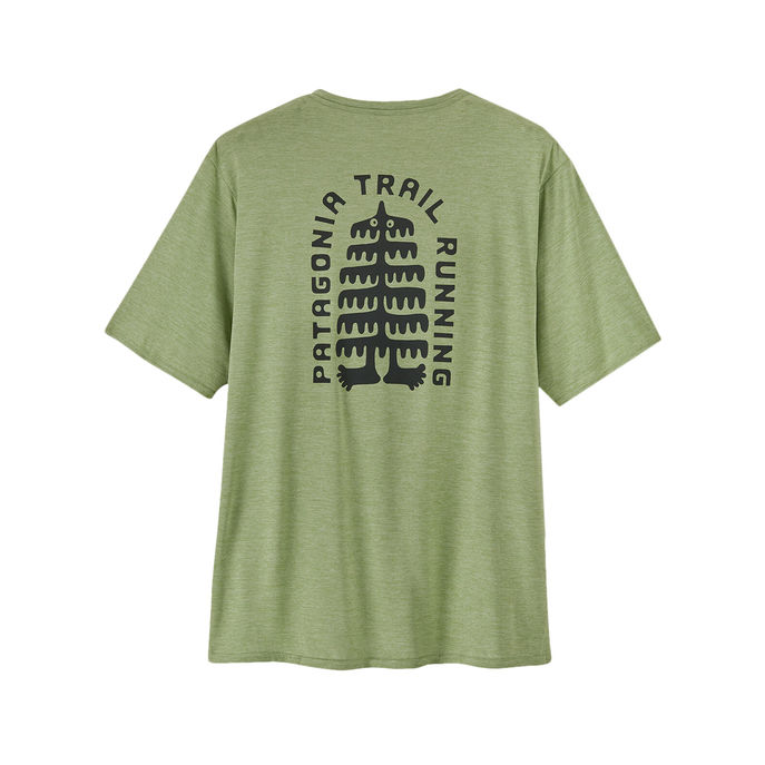 TSHIRT COOL DAILY GRAPHIC Man Tree Trotter Sage Green