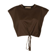 TSHIRT COULISSE Woman Gianduia TSHIRT COULISSE Woman Gianduia