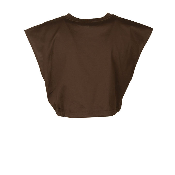 TSHIRT COULISSE Woman Gianduia
