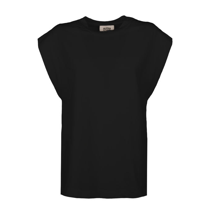 TSHIRT CREWNECK SHORT SLEEVES Woman Black