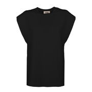 TSHIRT CREWNECK SHORT SLEEVES Woman Black TSHIRT CREWNECK SHORT SLEEVES Woman Black