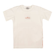 STONE ISLAND T-SHIRT CAMO ONE PRINT Boy White | Mascheroni Store