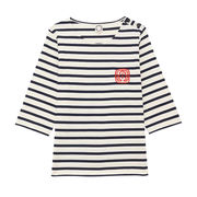 TSHIRT MARIANNA Woman White Navy TSHIRT MARIANNA Woman White Navy