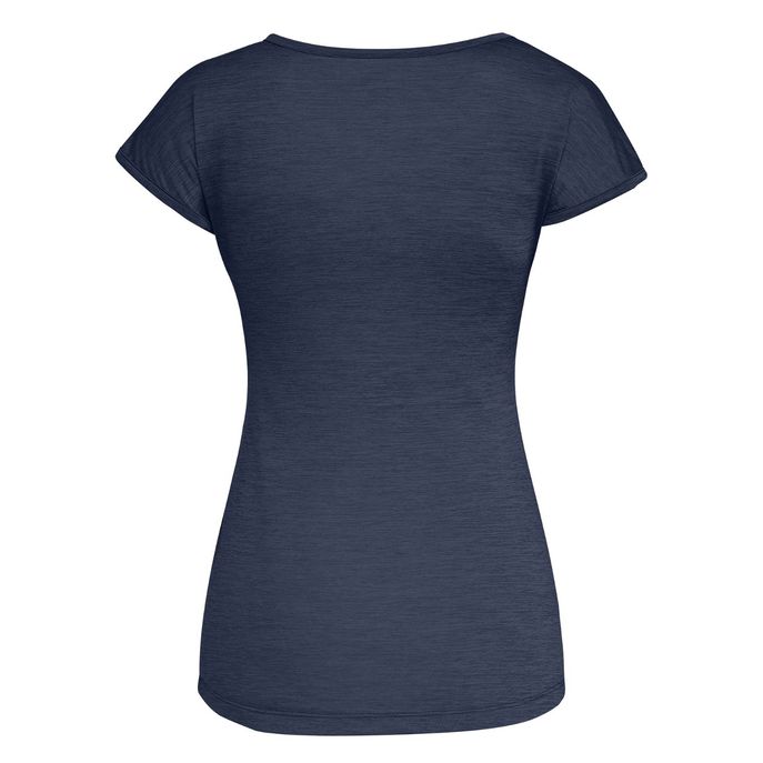 TSHIRT PUEZ MELANGE DRY TON Woman Navy Blazer Melange