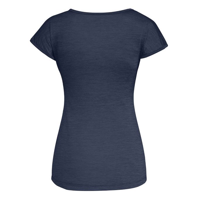 TSHIRT PUEZ MELANGE DRY TON Woman Navy Blazer Melange