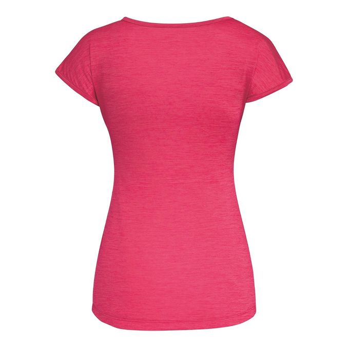 TSHIRT PUEZ MELANGE DRY TON Woman Rose Red Melange