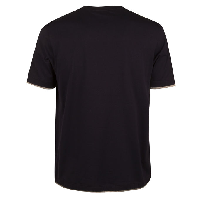 TSHIRT SOLID COLOR Man Blue