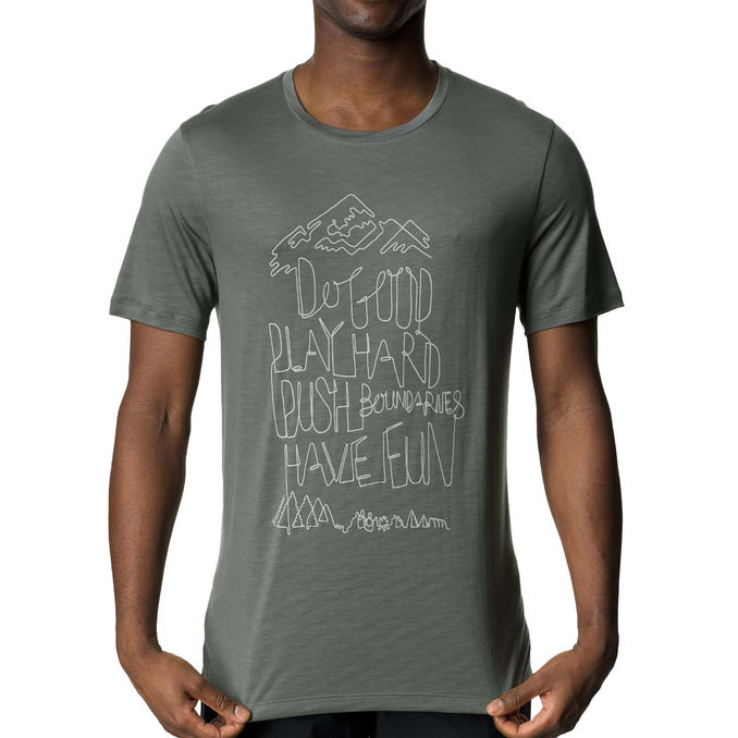 TSHIRT TREE MESSAGE Man Greeness