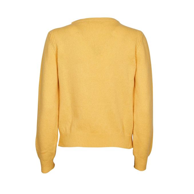 TUESDAY TREAT PULLOVER IN WOOL Woman Yellow