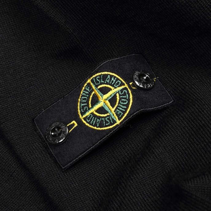 TURTLE NECK PULL SWEATER IN MERINO WOOL Kids Black