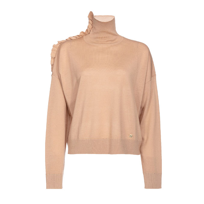 TURTLENECK CRIOSPA Woman Beige Tannino