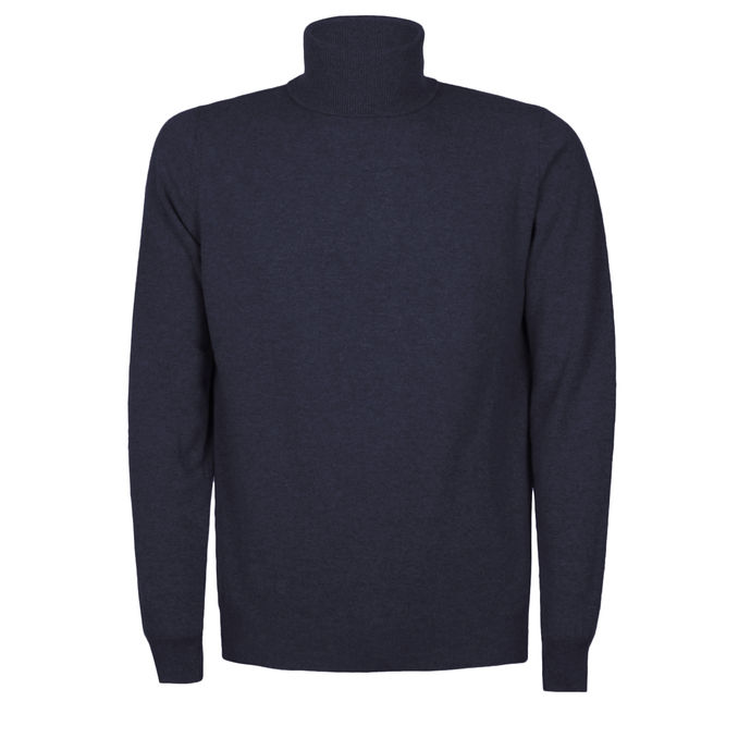 TURTLENECK CYCLIST Man Bleu Navy Melange
