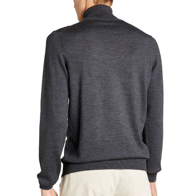 TURTLENECK IN EXTRA FINE MERINOS WOOL STOCKING KNIT Man Catramer