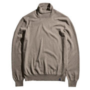TURTLENECK IN EXTRA FINE MERINOS WOOL STOCKING KNIT Man Kaki Chiaro TURTLENECK IN EXTRA FINE MERINOS WOOL STOCKING KNIT Man Kaki Chiaro