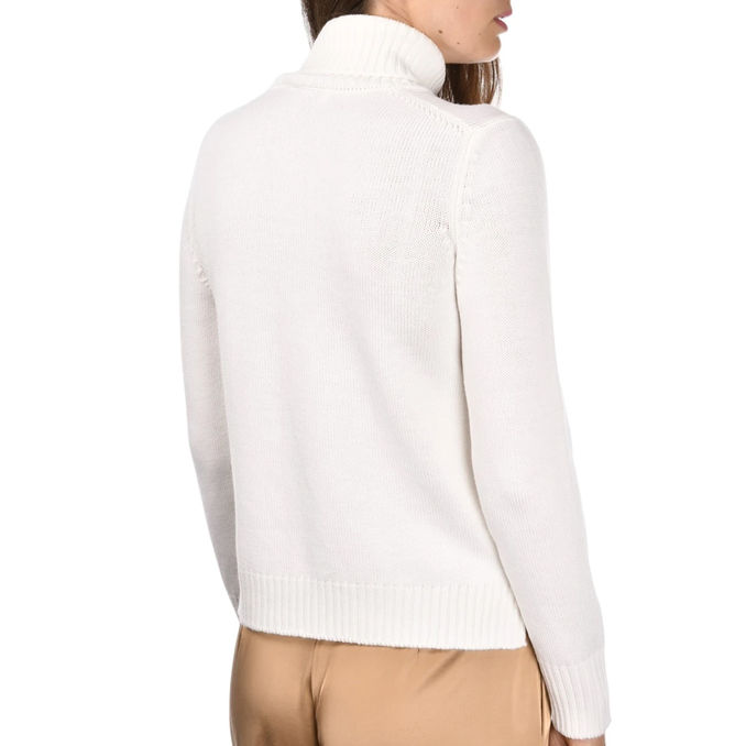 TURTLENECK IN MERINOS Women Ivory