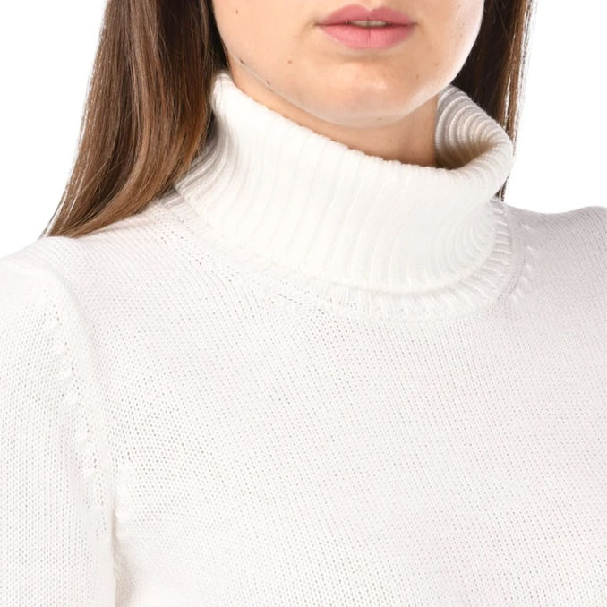 TURTLENECK IN MERINOS Women Ivory