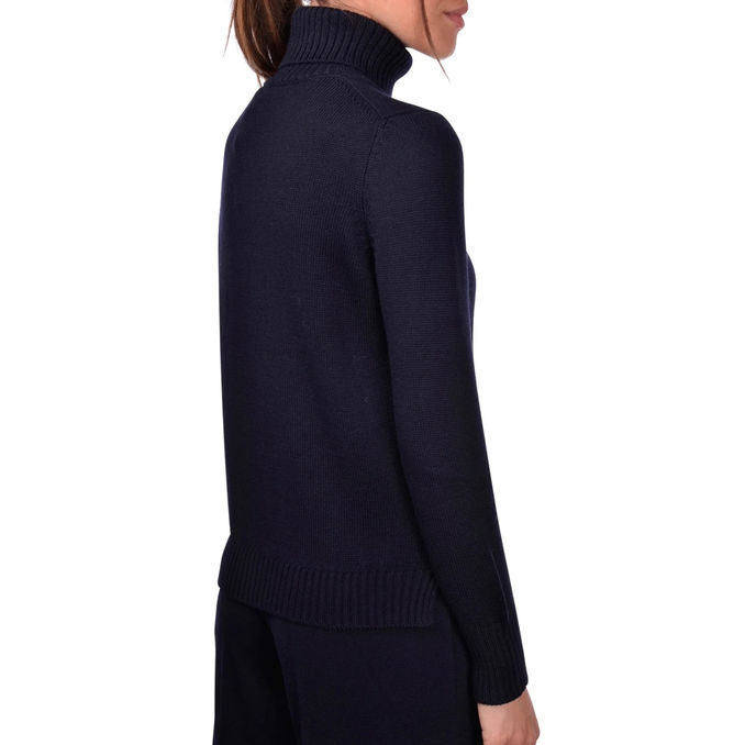TURTLENECK IN MERINOS Women Navy Blue