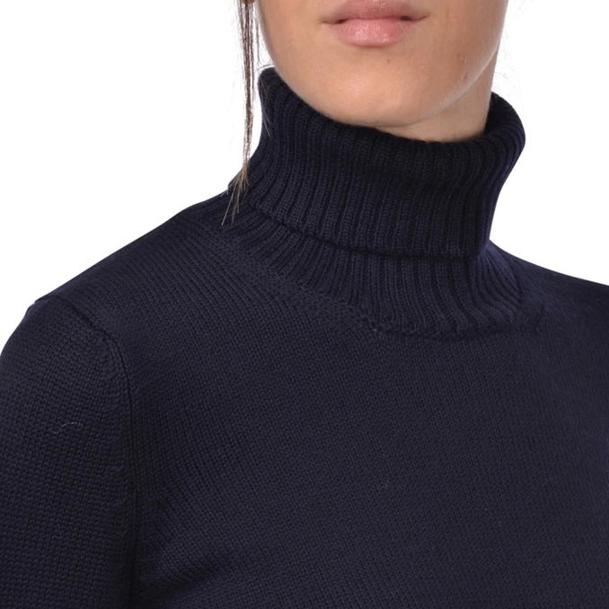 TURTLENECK IN MERINOS Women Navy Blue