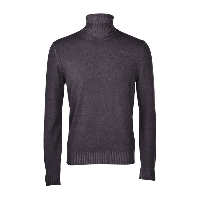 TURTLENECK IN WOOL Man Antracite